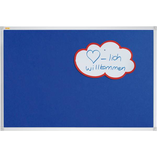 Pinnwand X-tra!Line 120x180cm Filz blau