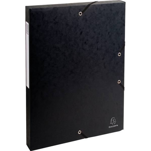 Heftbox Exabox DIN A4 25mm Karton schwarz