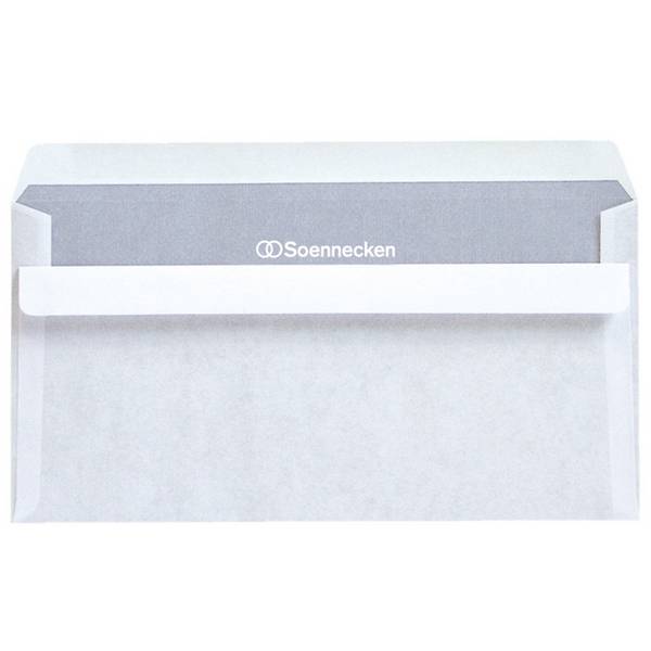 Briefumschlag DL 75g oF sk weiß 100 St./Pack.