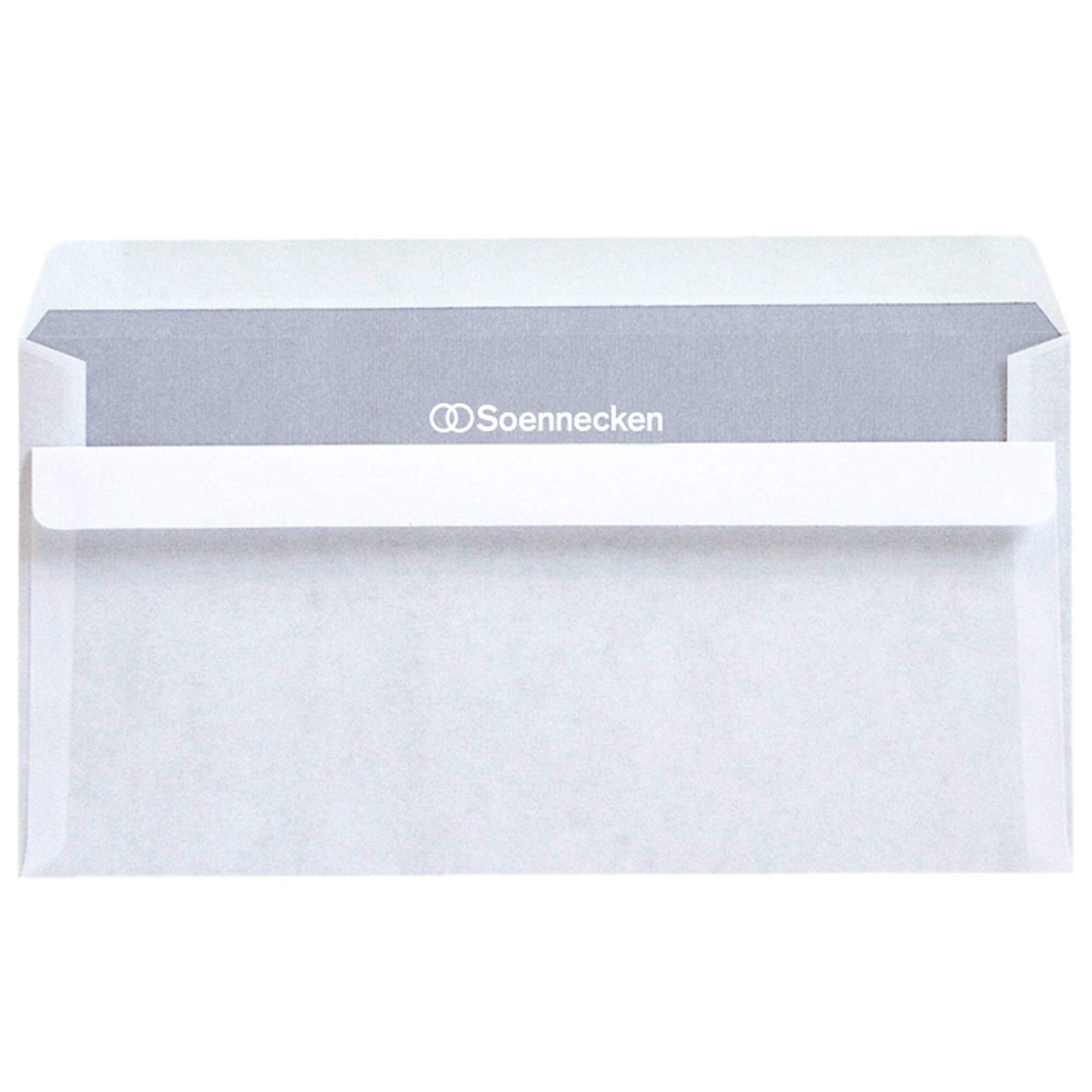 Briefumschlag DL 75g oF sk weiß 100 St./Pack.-0