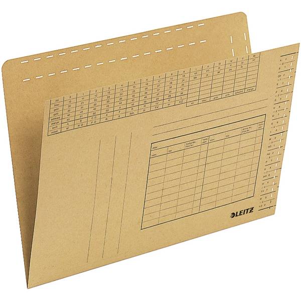 Einstellmappe DIN A4 250g Karton br 100 St./Pack.