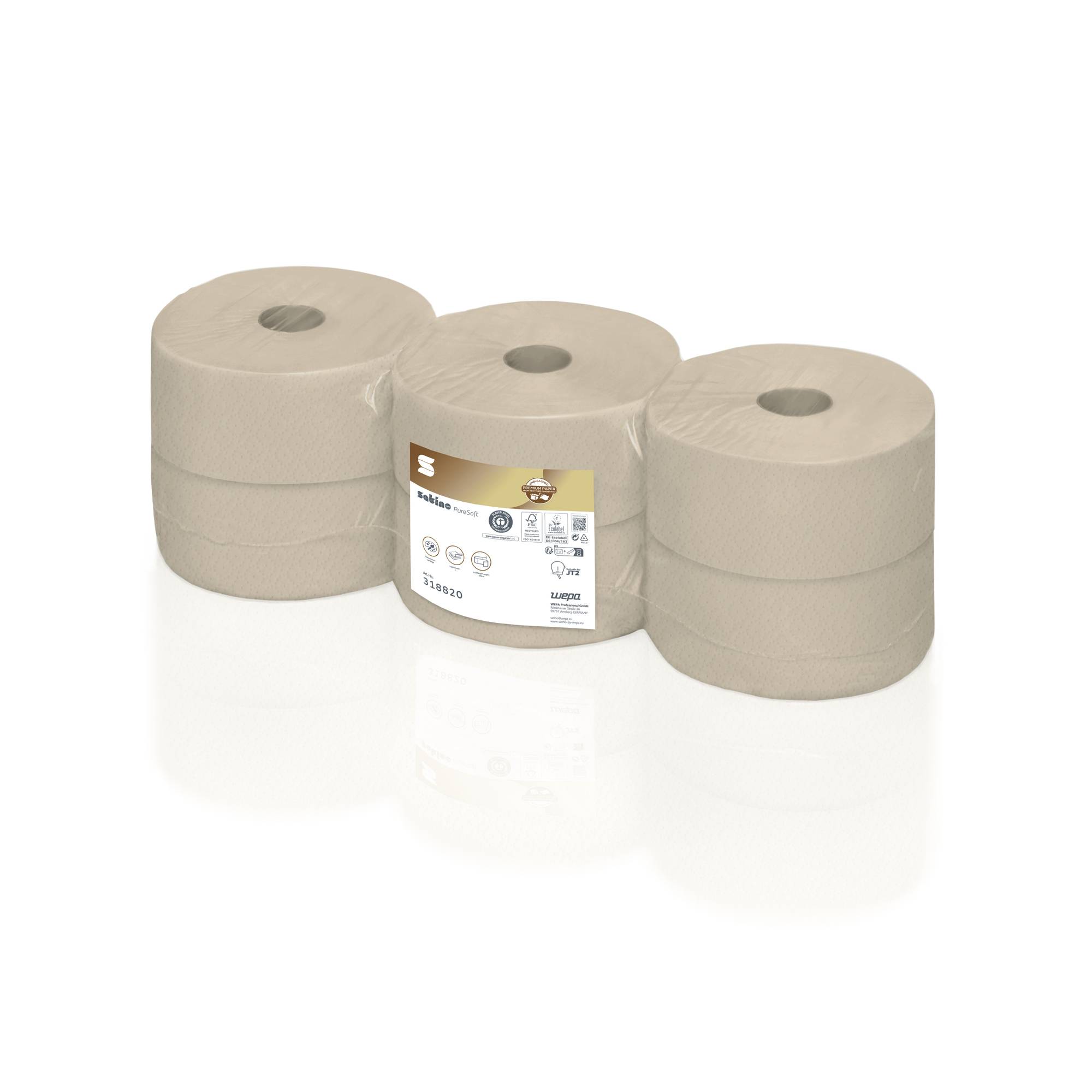 Toilettenpapier PureSoft 2lg 6x1250Bl-0