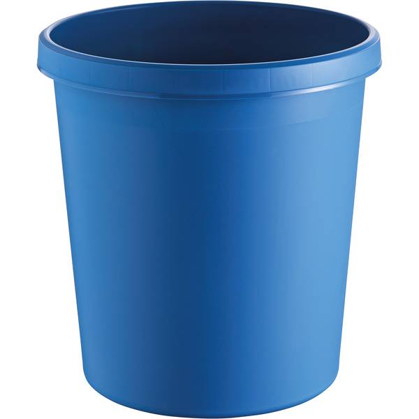 Papierkorb 35x40,5cm 30l rund Polyethylen bl