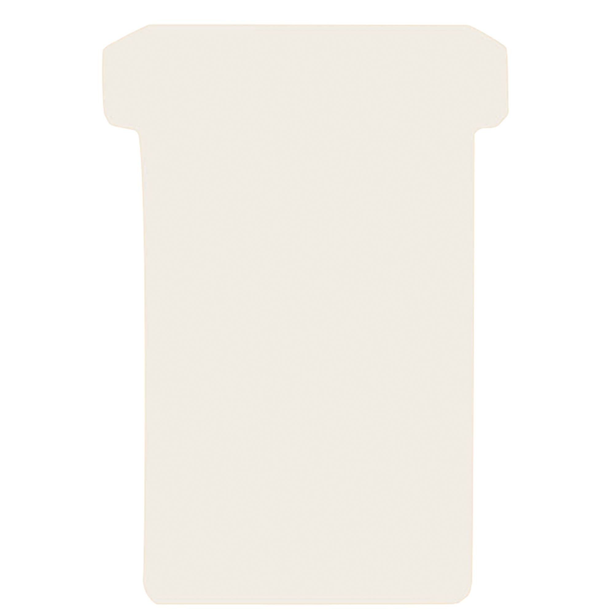 T-Karte Größe2 84x48mm cremeweiß 100 St./Pack.