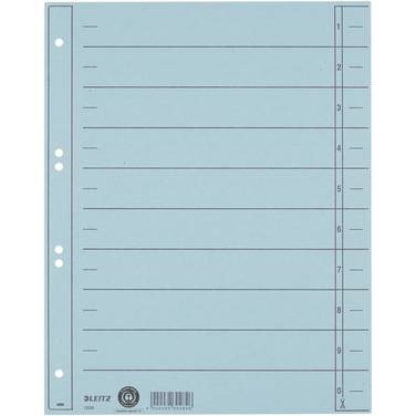 Trennblatt A4 230g Karton hellblau 100 St./Pack.