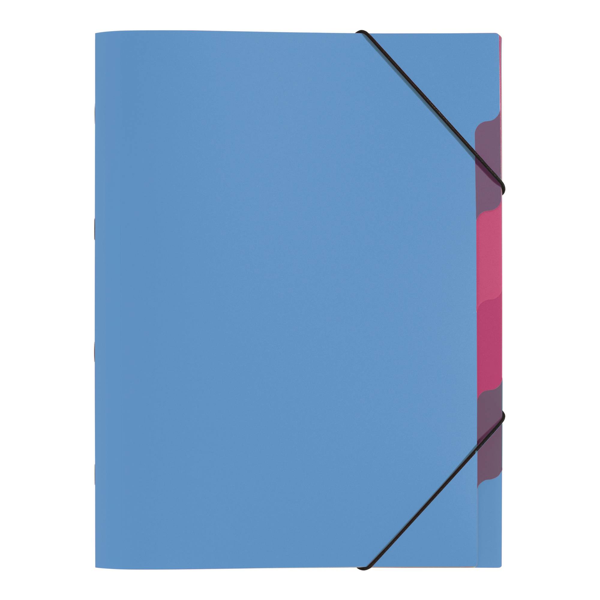 Ordnungsmappe Funky School A4 5Fächer PP hellblau-0