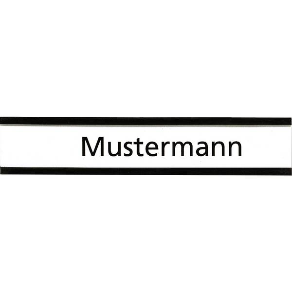 Schild C-Profil magnetisch 30x75mm 10 St./Pack.