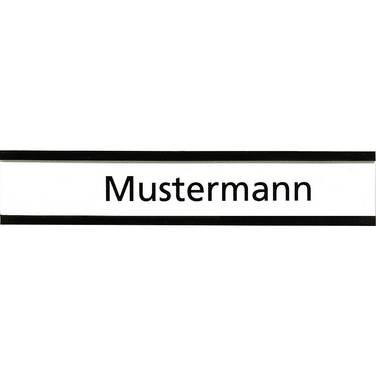 Schild C-Profil magnetisch 30x75mm 10 St./Pack.