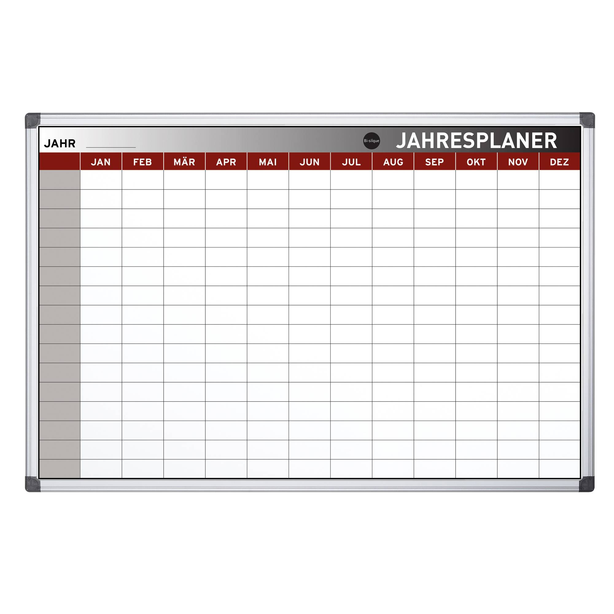 Jahresplaner Earth Stahloberfläche 90x60cm-0