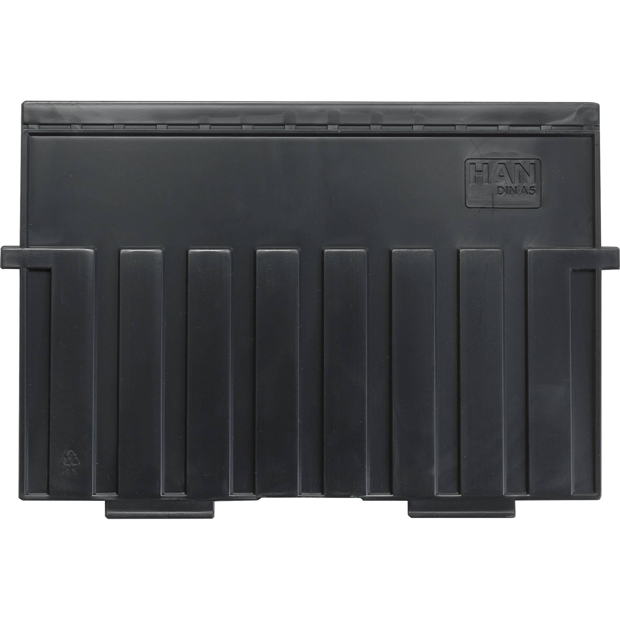 Stützplatte DIN A5 quer Polystyrol schwarz-0