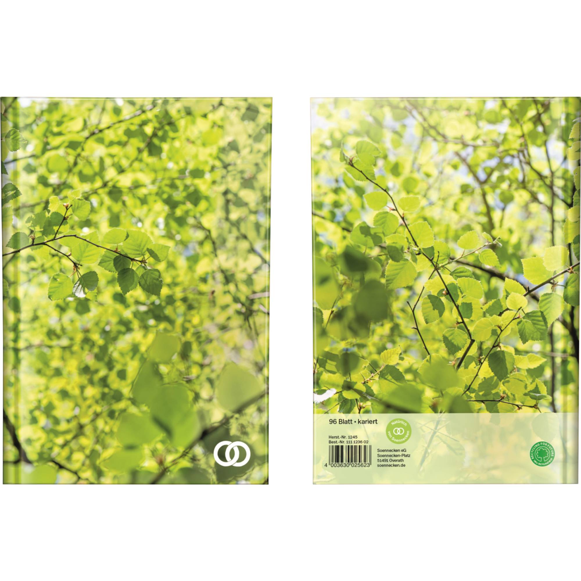 Notizbuch oeco A4 kariert-0