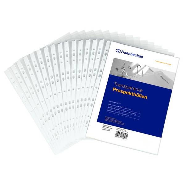 Prospekthülle DIN A4 PP transparent 10 St./Pack.