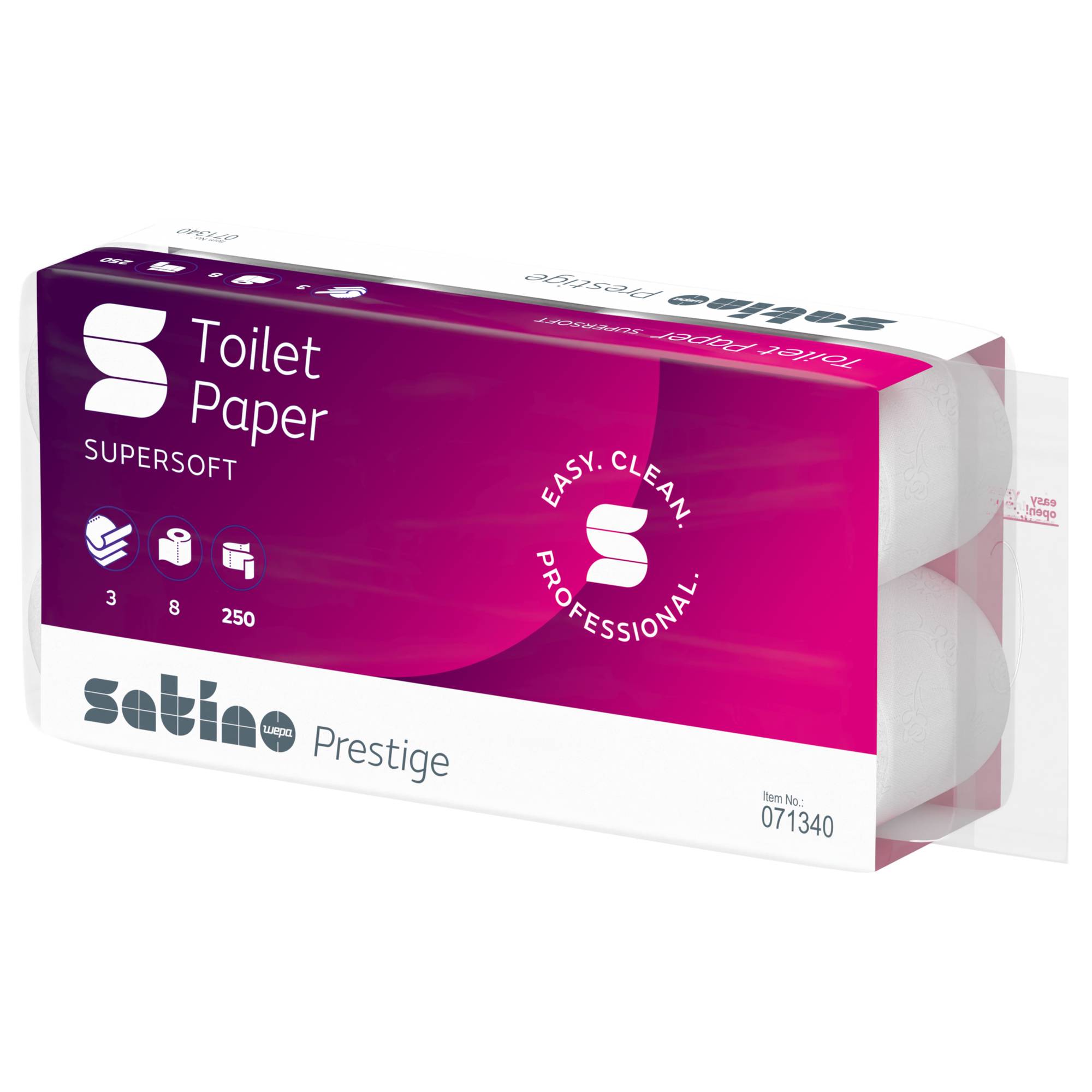 Toilettenpapier Prestige 3lg hw 250Blatt 8 St./Pa-0