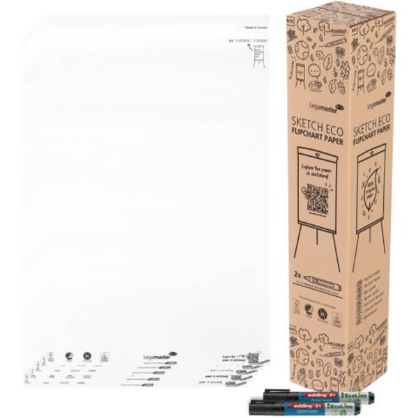 Papierblock SKETCH ECO blanco 5x20Bl