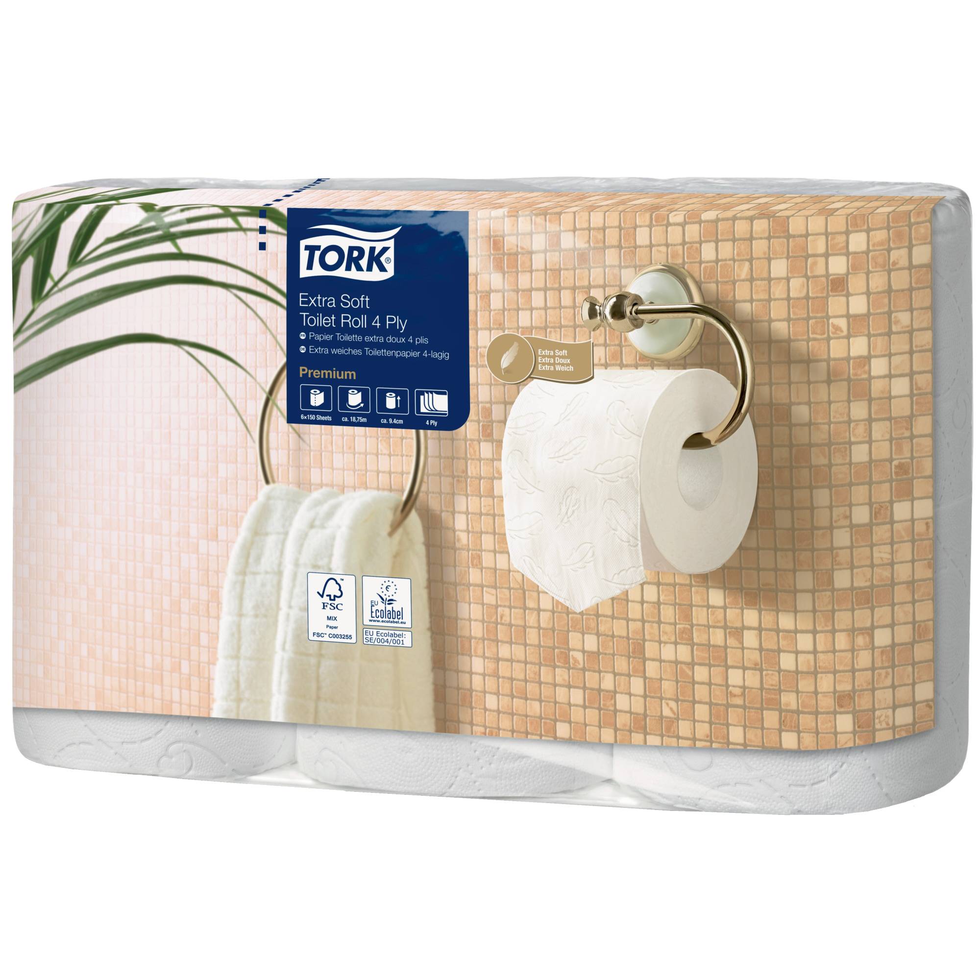 Toilettenpapier Premium 4lagig 150Bl. ws 6Rl.-0