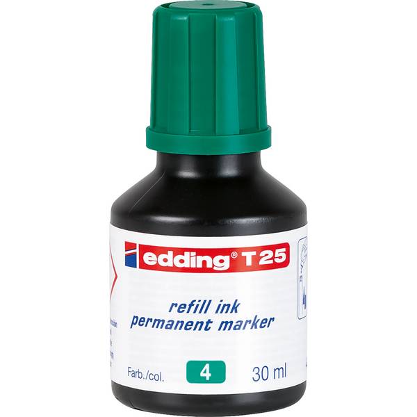 Nachfülltusche T 25 30ml geruchsarme Tusche grün