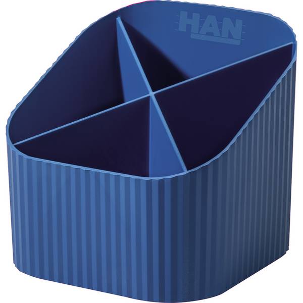 HAN Stiftehalter 11,1 x 11,1 x 10,5 cm blau 17248-16D