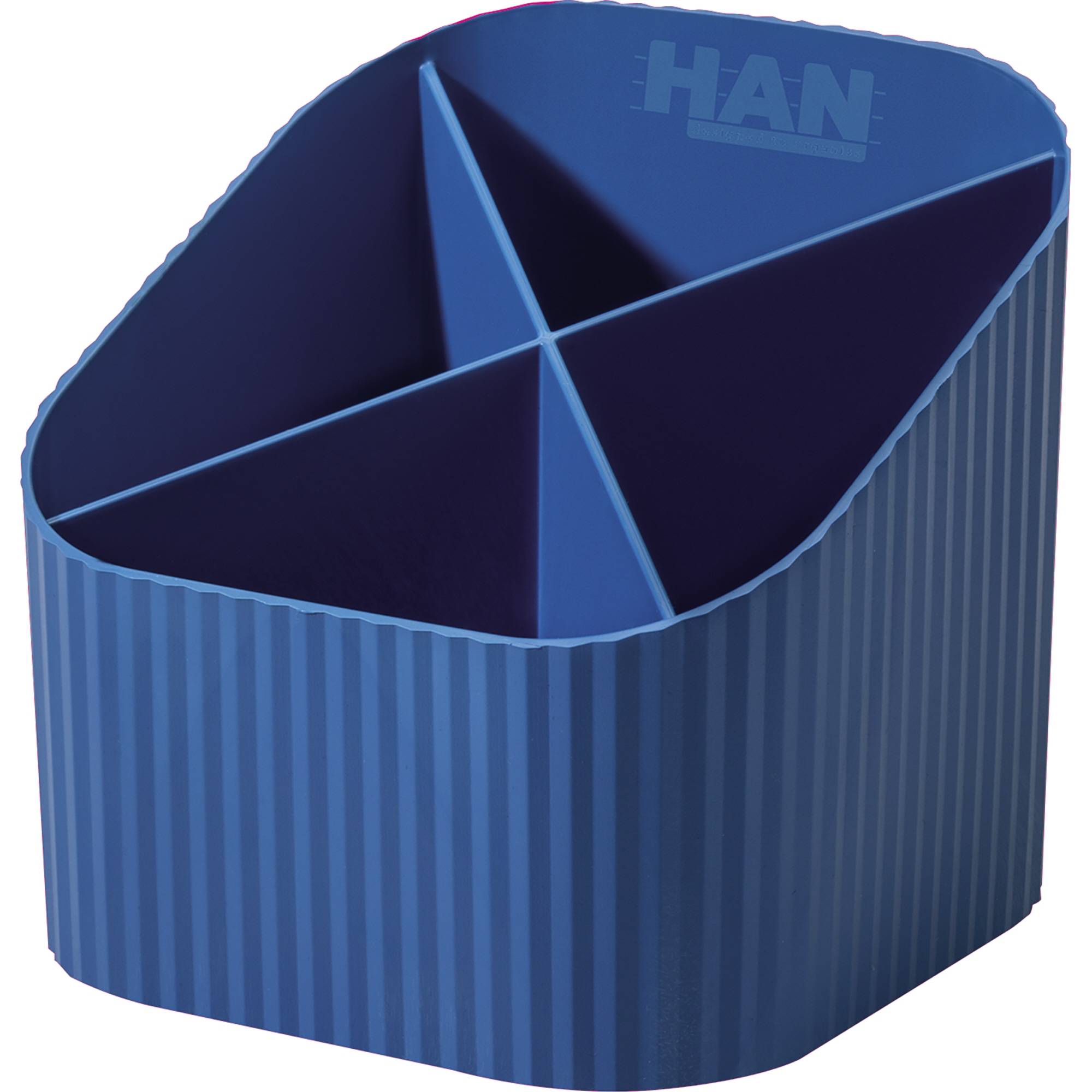 HAN Stiftehalter 11,1 x 11,1 x 10,5 cm blau 17248-16D-0