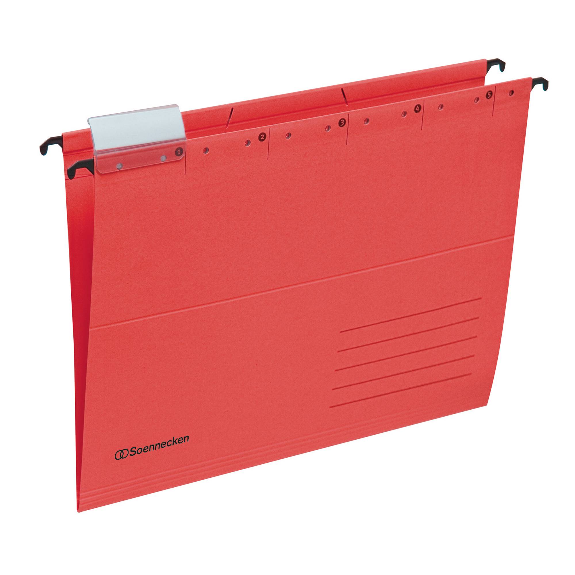 Hängemappe DIN A4 220g RC Karton rt 25 St./Pack.-0