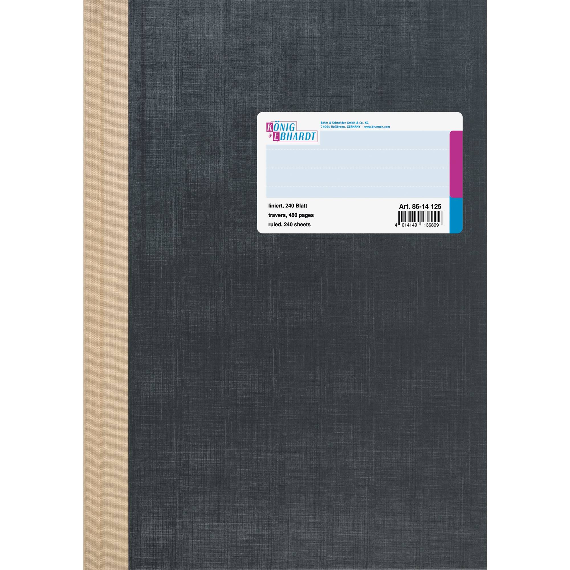 Geschäftsbuch A4 liniert 240Bl-0
