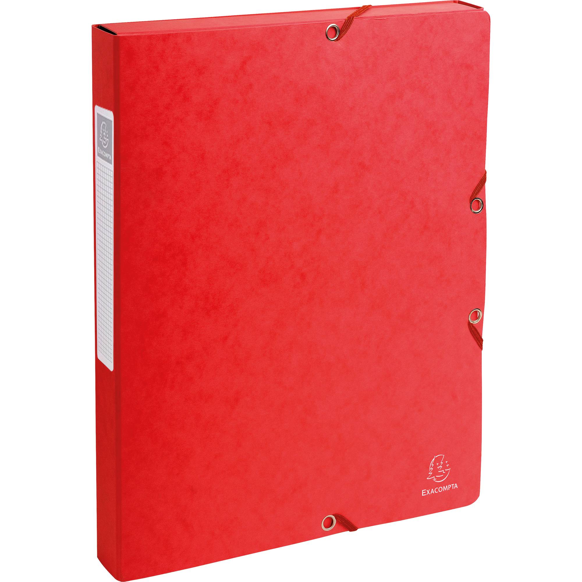 Heftbox Exabox DIN A4 25mm Karton rot-0