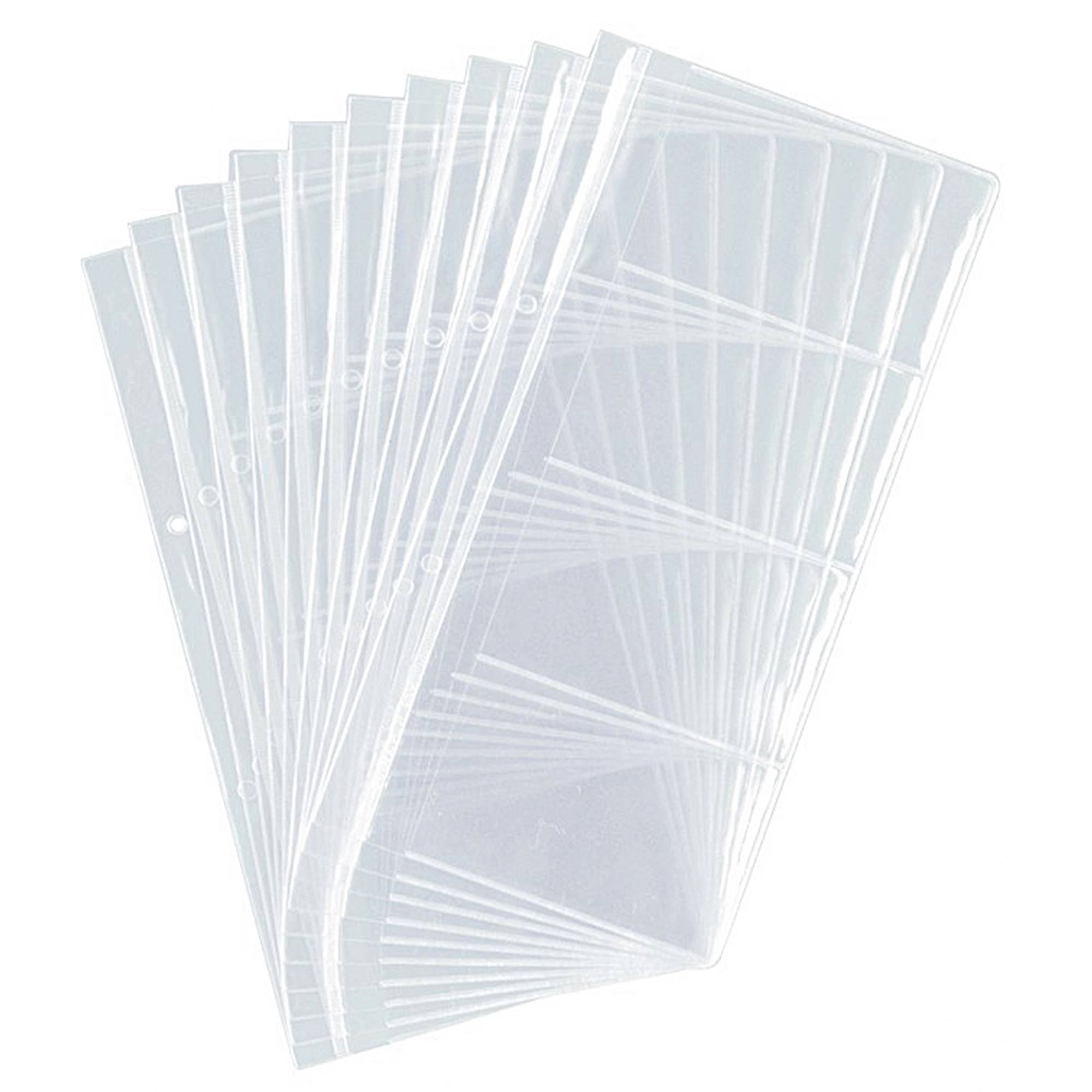 Visitenkartenhülle für 8Karten 90x57mm tr 10 St./Pack.-0