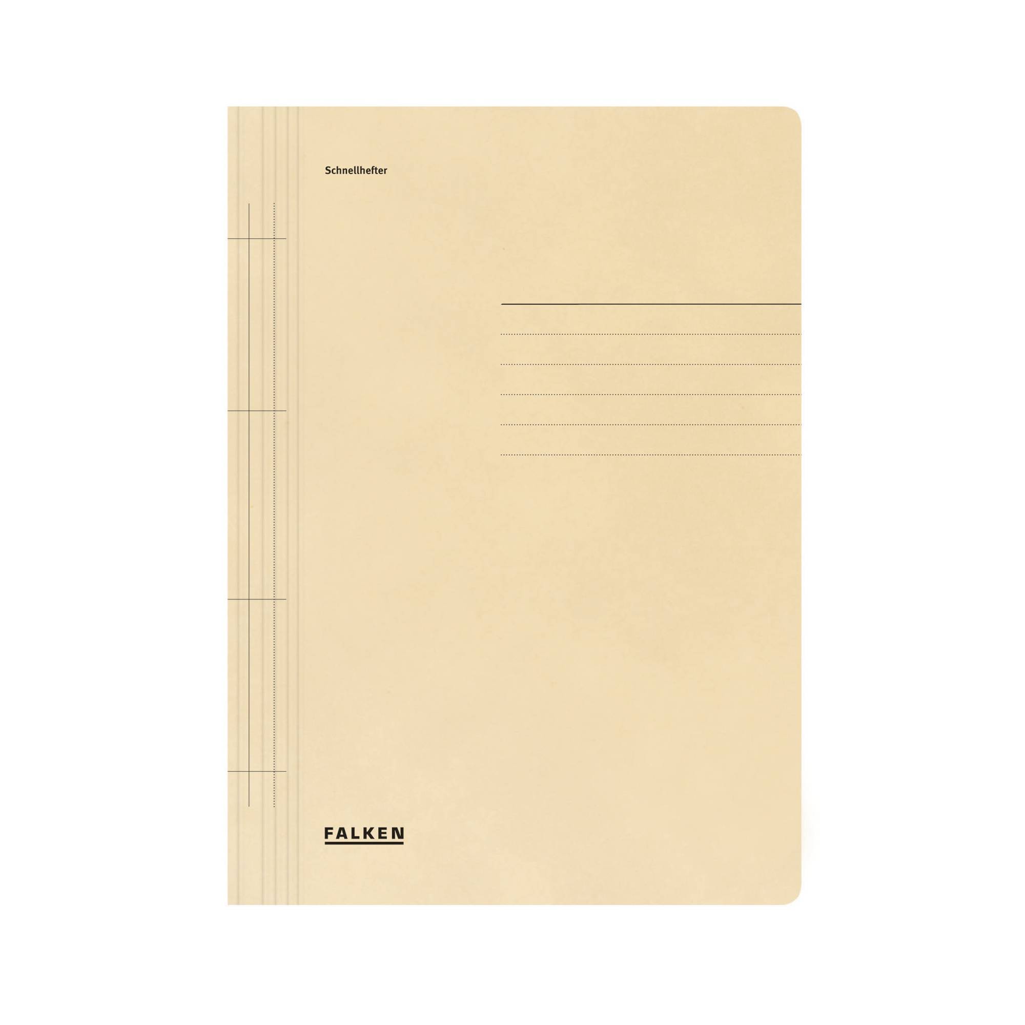 Schnellhefter A4 250g/m² Manila-RC-Karton chamois