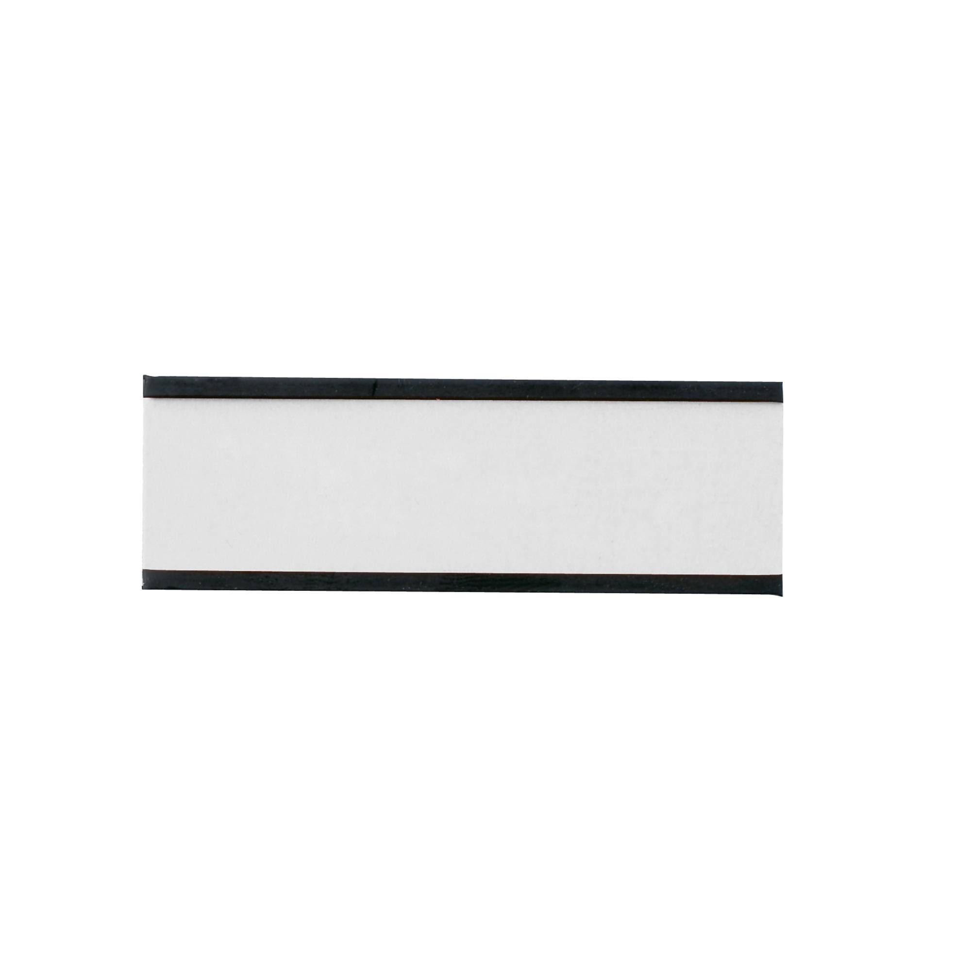 Magnetschild 20x60mm schwarz 54 St./Pack.-0