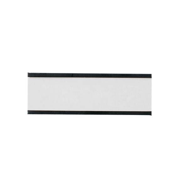 Magnetschild 20x60mm schwarz 54 St./Pack.