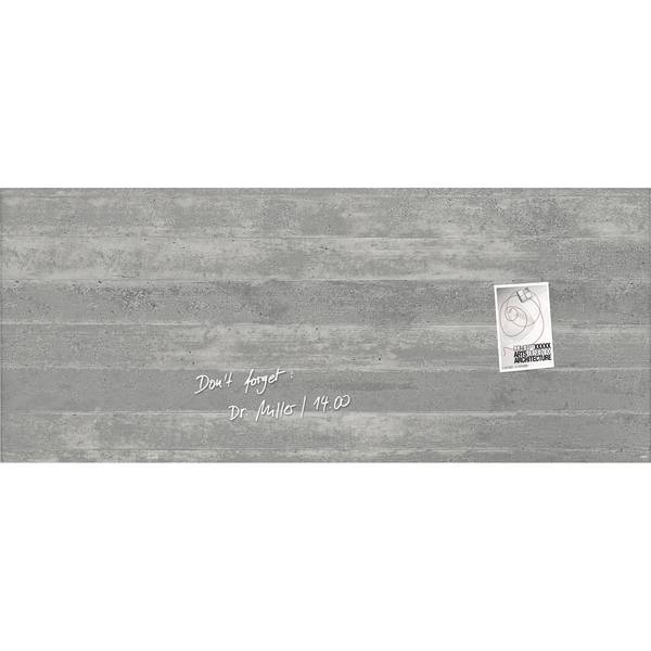 Magnetboard Artverum 1300x550x15 Sichtbeton