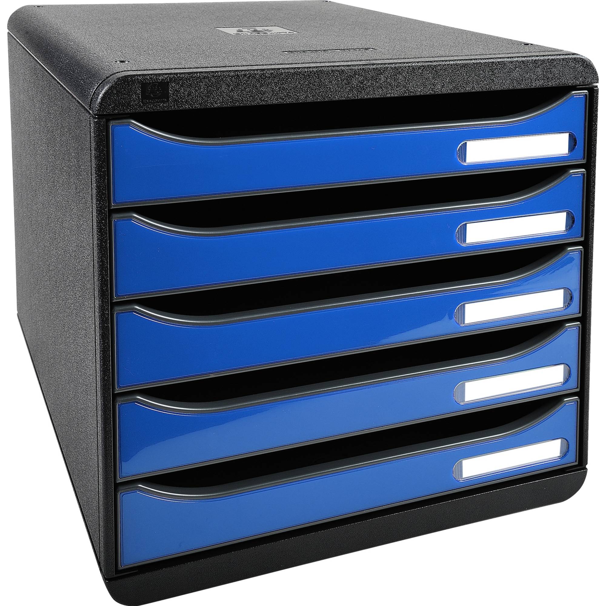 Schubladenbox BIG-BOX PLUS 5Sch. glo/eisblau-0