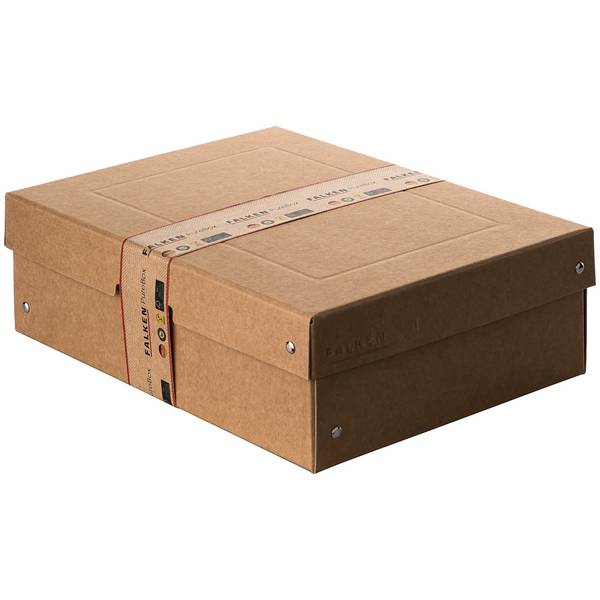 Aufbewahrungsbox PURE Box Nature A4 100mm braun