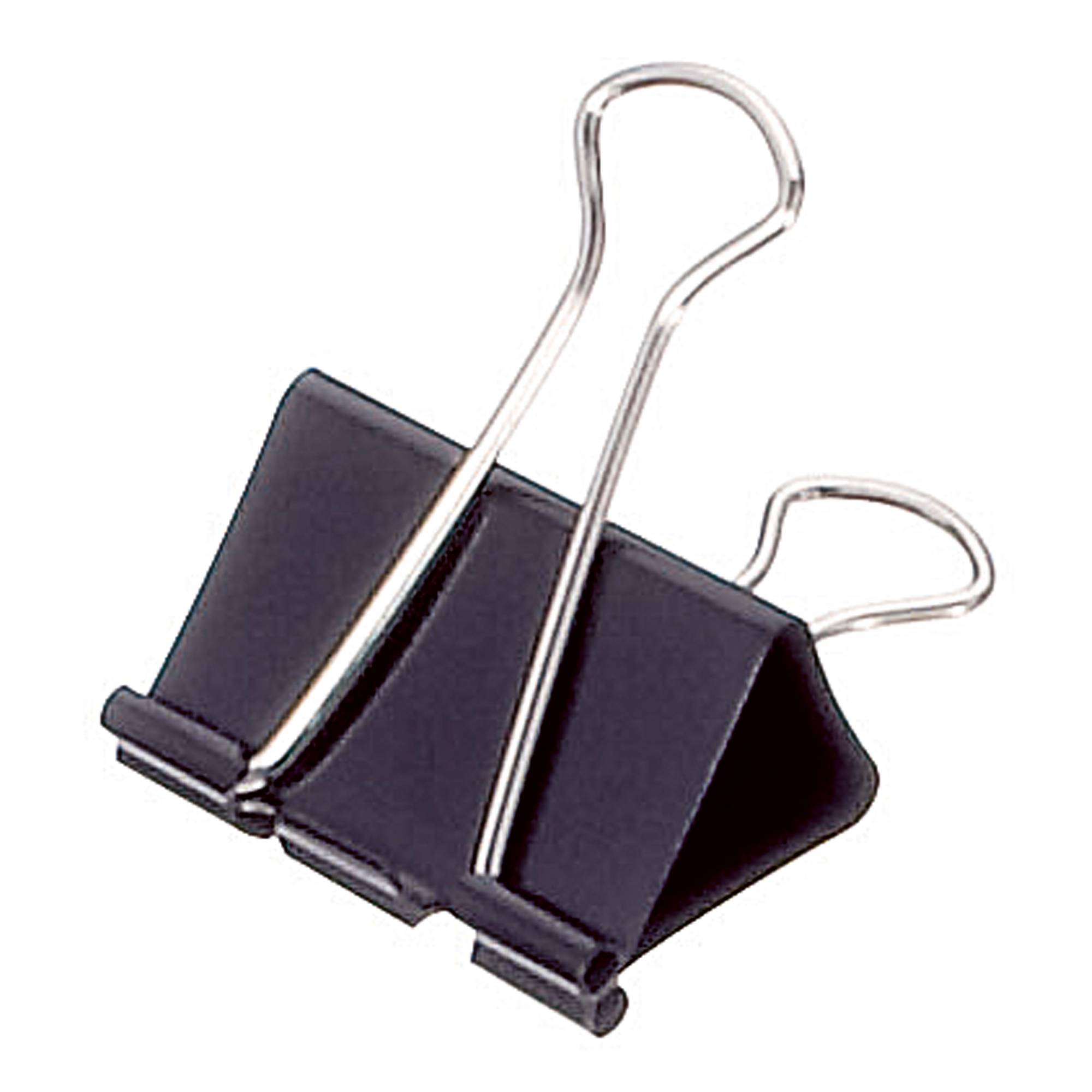 Foldbackklemmer 50x25mm schwarz 12 St./Pack.-0