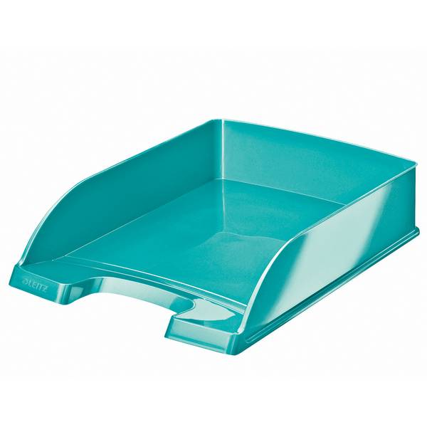 Briefablage WOW Plus DIN A4 stapelbar PS eisblau