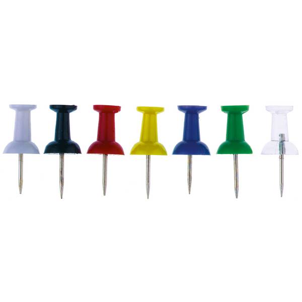 Alco Pinnwandnadel transparent 100 St./Pack. 663-22