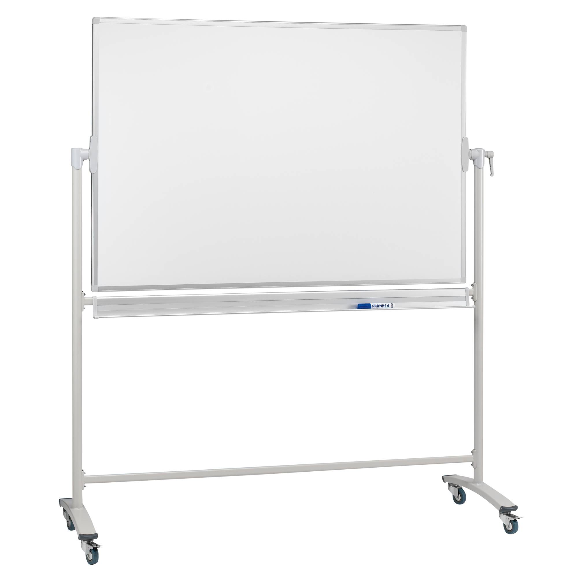 Whiteboard 150x100cm drehbar emailliert weiß-0