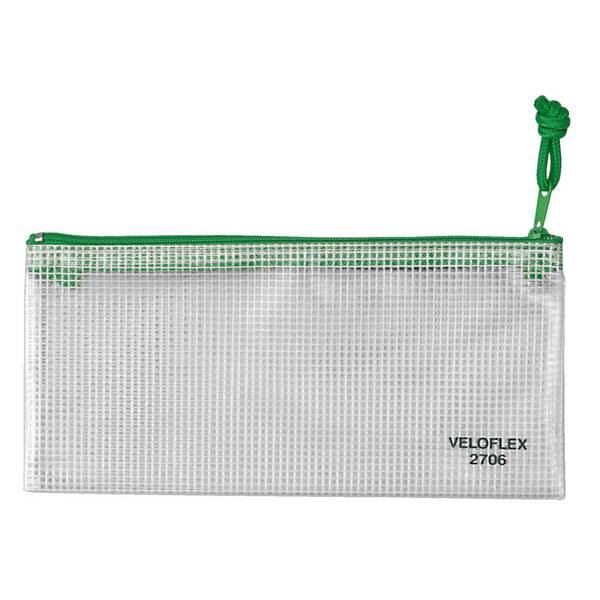 Reißverschlusstasche 200x100mm PVC DIN A6