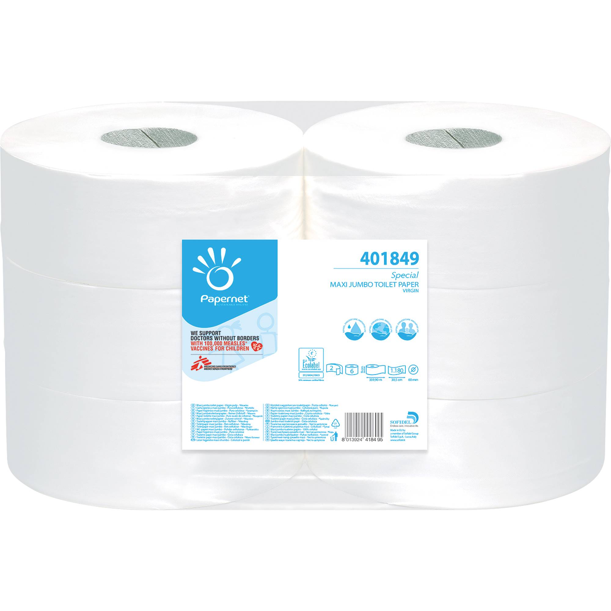 Toilettenpapier Maxi 2lagig 360m 6 Rl./Pack.-0
