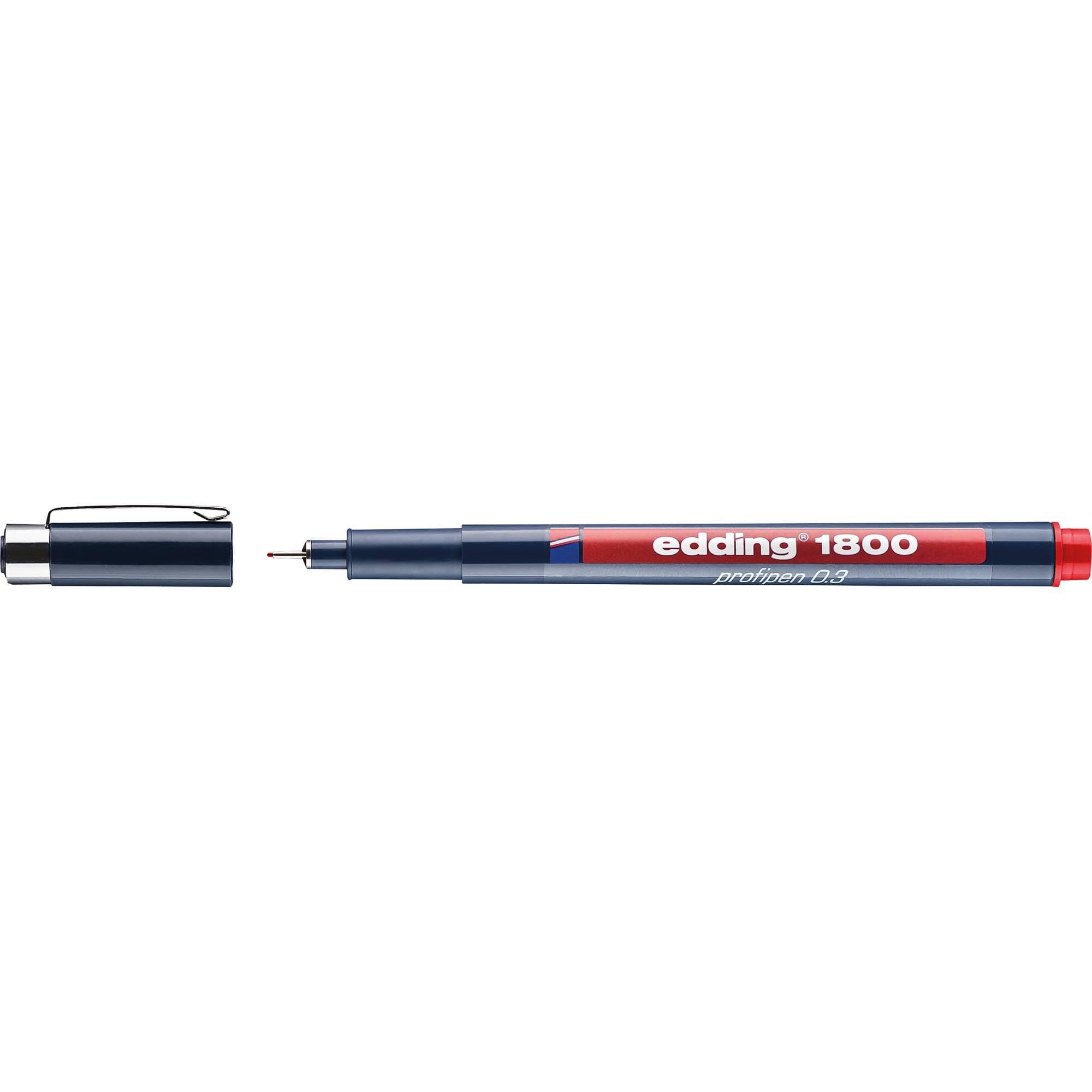 Edding edding 1800 4-180003002 Fineliner Rot 0.35 mm 1 St.-0