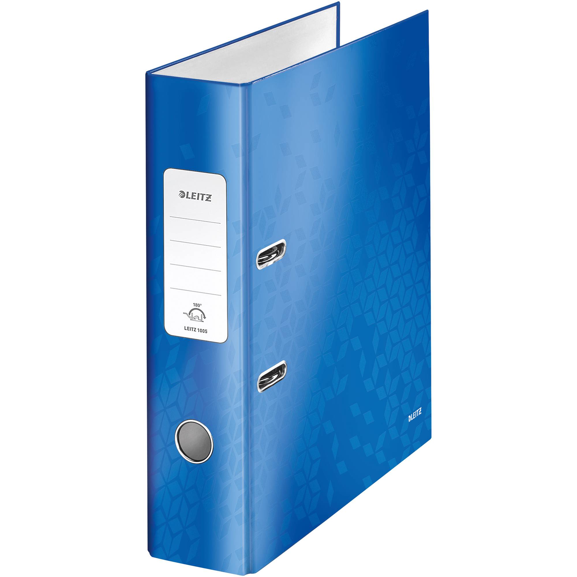 Ordner WOW DIN A4 80mm Pappe blau-0