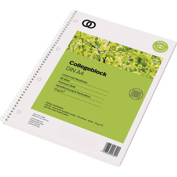 Collegeblock oeco RC A4 80Blatt liniert