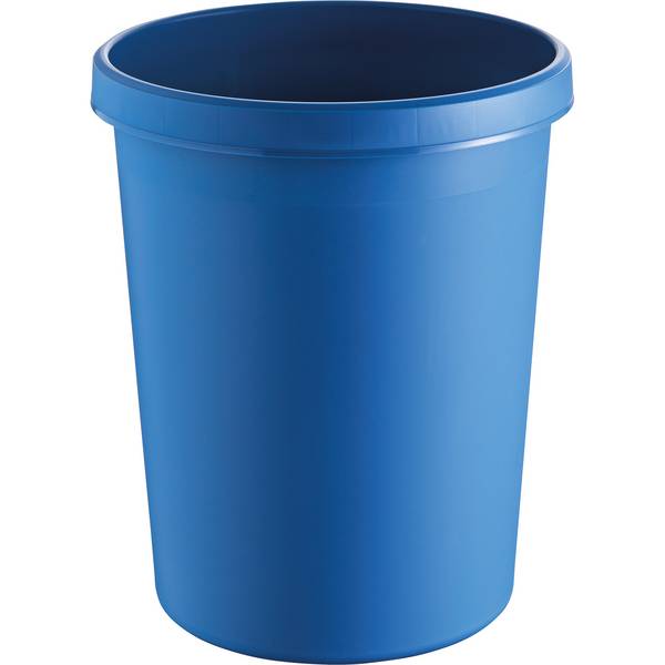 Papierkorb 39x48cm 45l rund Polyethylen blau