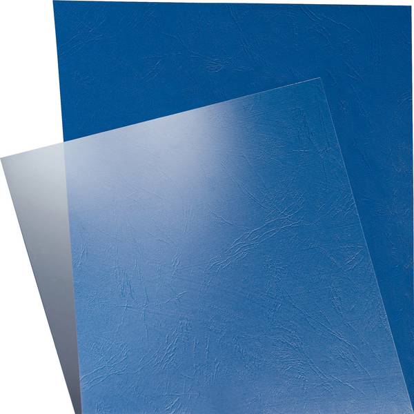 Deckblatt PVC 180mic tr 100 St./Pack.