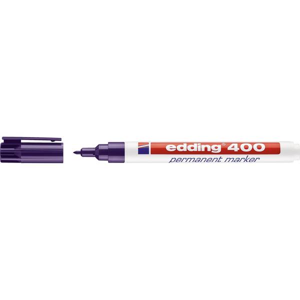 edding Permanentmarker 400 4-400008 1mm nachfüllbar Rundspitze violett