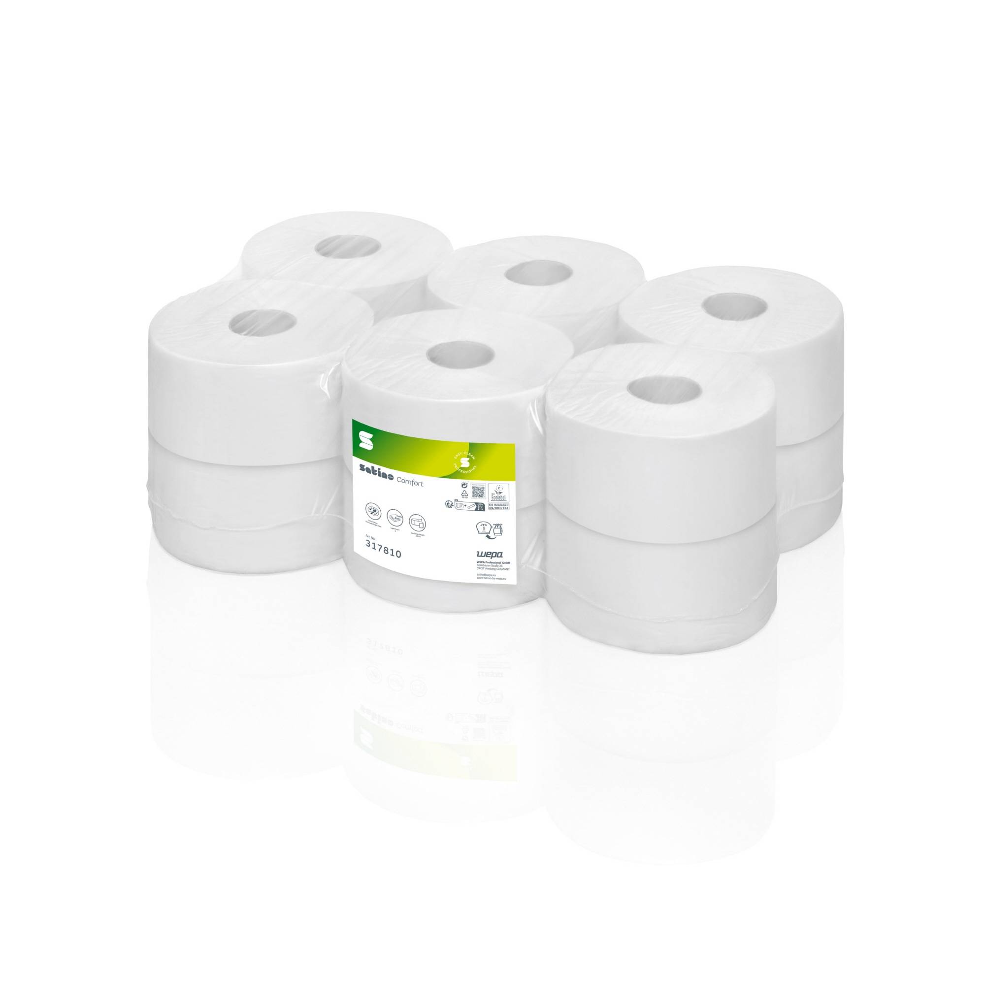 Toilettenpapier Comfort 2lg. 180m ws 12 St./Pack.-0