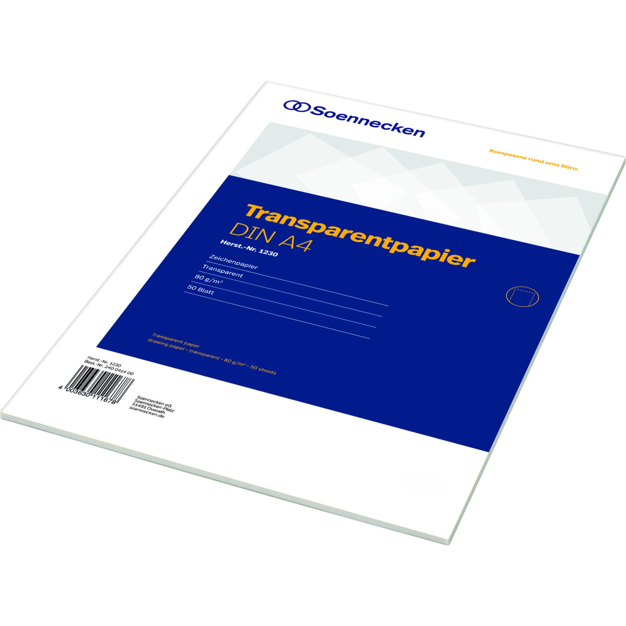 Transparentpapier DIN A4 80g 50Blatt-0