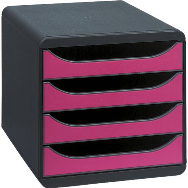 Schubladenbox BIG-BOX Iderama 4Sch. himbeer