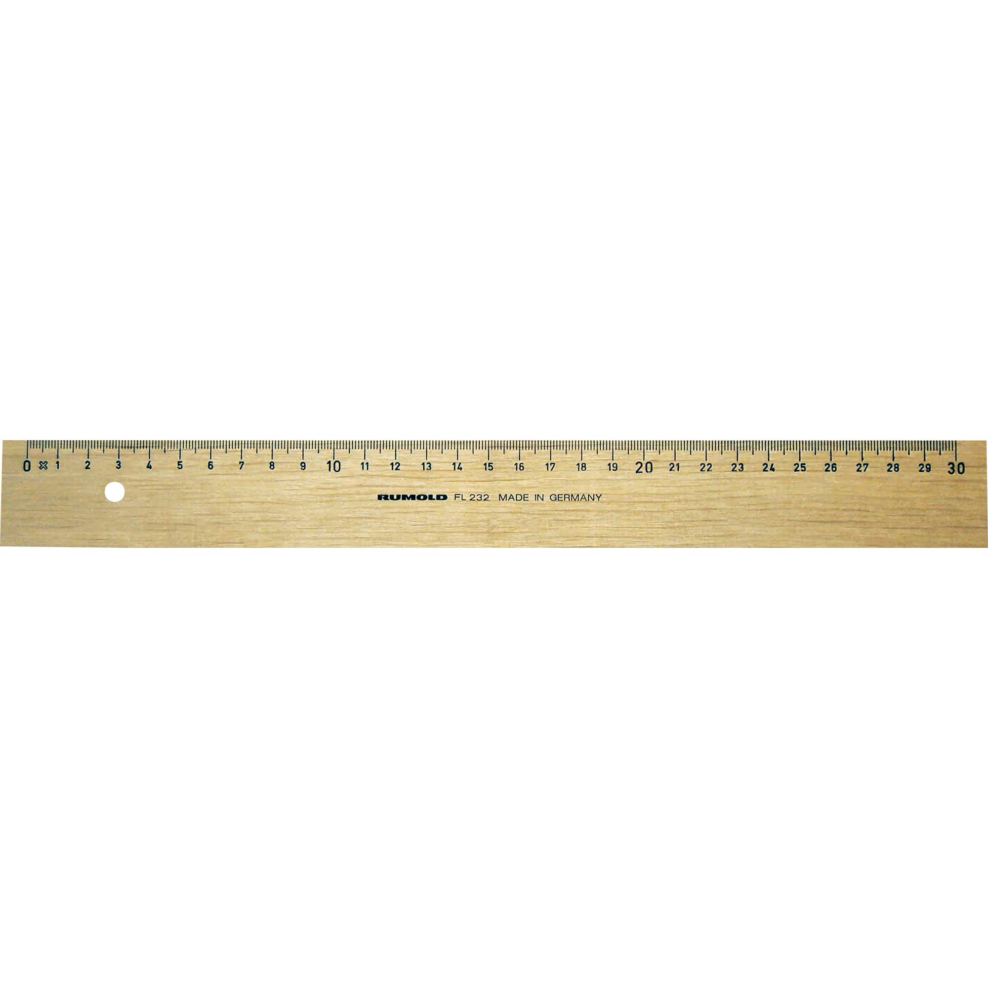 Holzlineal aus Weißbuche 30cm natur-0