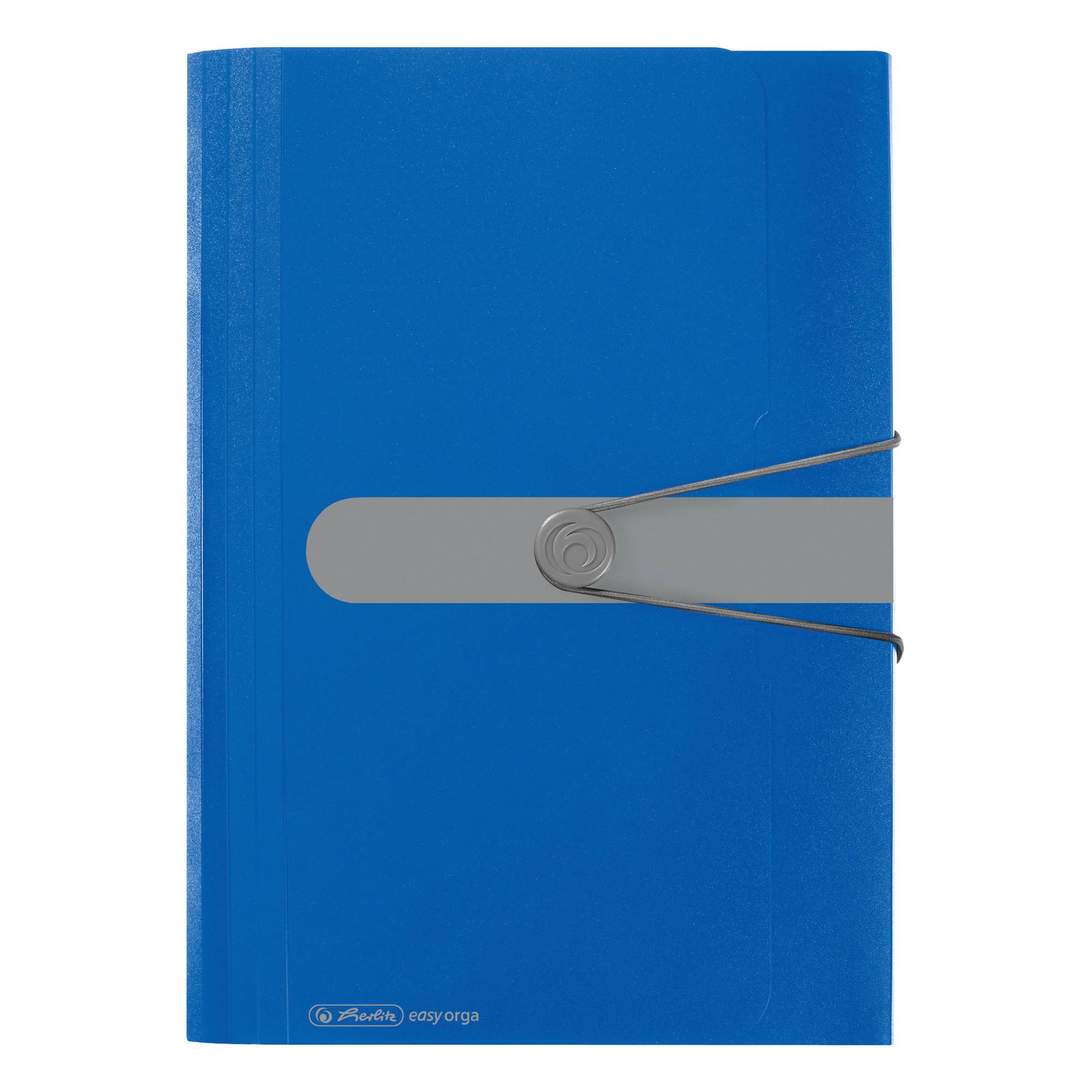 Fächermappe easy orga to go A4 12Fächer PP blau-0