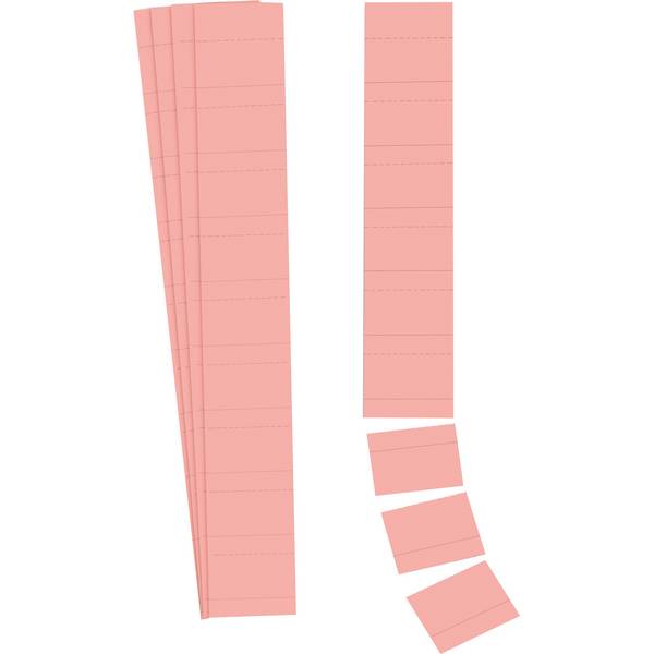 Einsteckkarte Planrecord 70x32mm rosa 90 St./Pack.